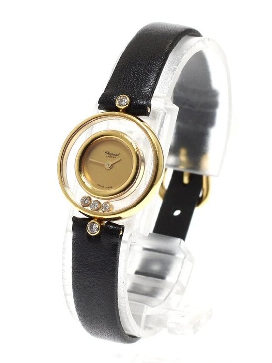 Chopard Happy diamond 20/4802 K18YG 3P diamond Quartz Ladies Watch_698886 main image 6
